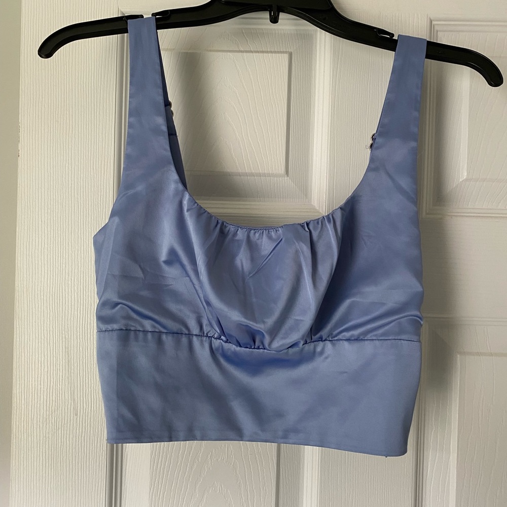Cute satin top